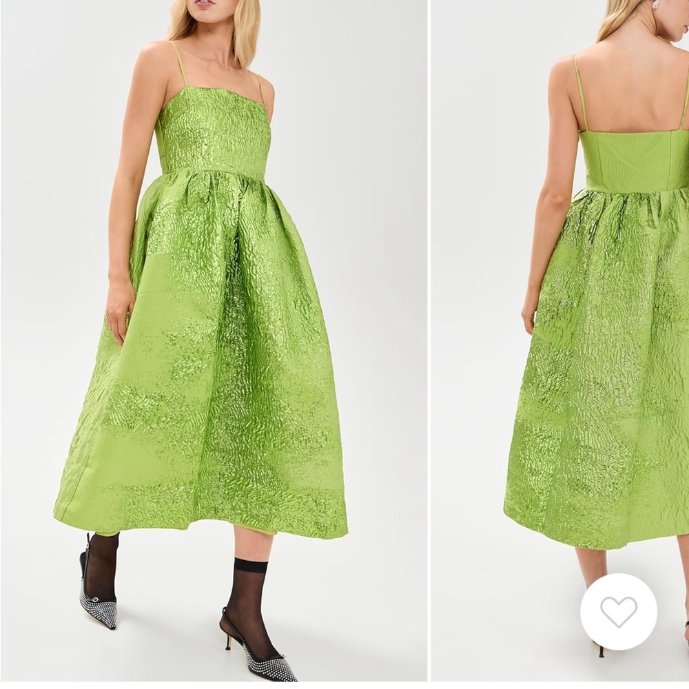 Stine Goya Voluminous Gathered Midi Dress